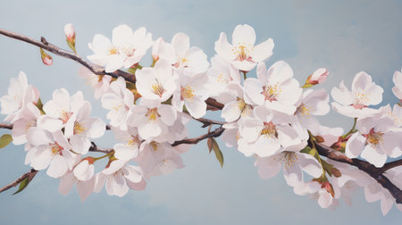 floral blossom flower background elegantの素材