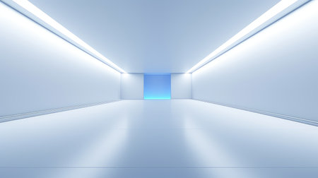 tunnel empty product corridor backgroundの素材