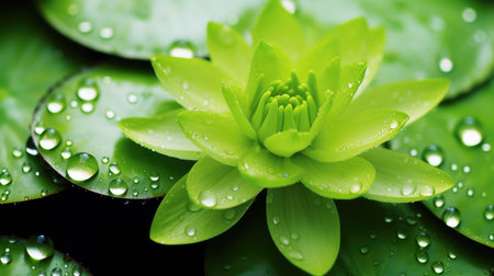 garden flora macro background freshnessの素材