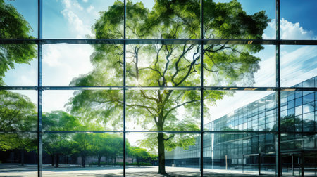 artistic business building nature backgroundの素材