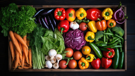 background frame food fresh top viewの素材