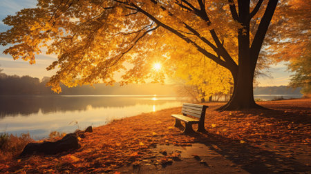 nature beauty scene sun landscapeの素材