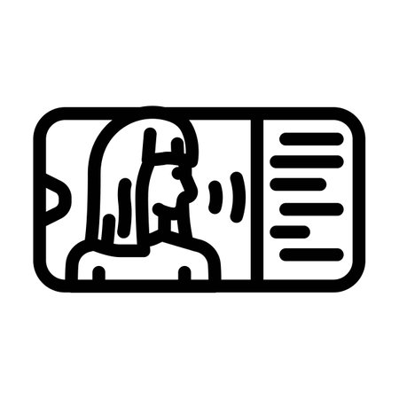 influencer collaboration social media line icon vector illustrationのイラスト素材