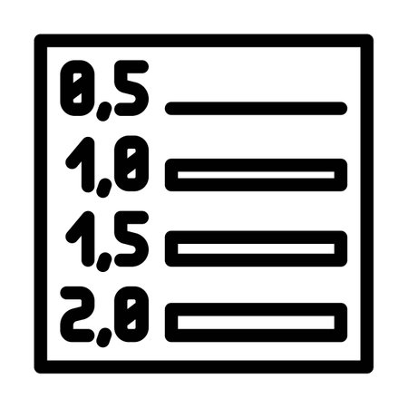 line weights architectural drafter line icon vector illustrationのイラスト素材