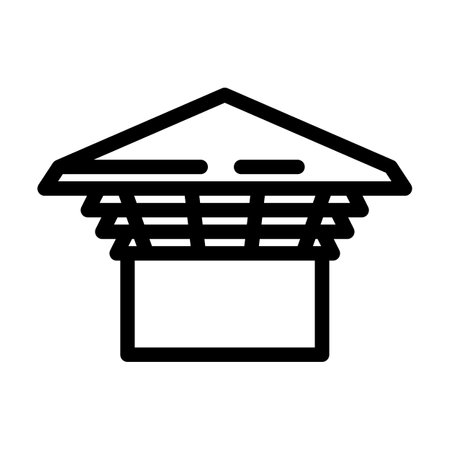 tube pipeline line icon vector illustrationのイラスト素材