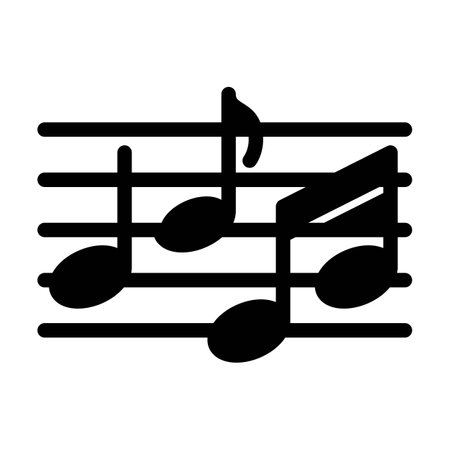 notes search magnifying glass glyph icon vector illustrationのイラスト素材