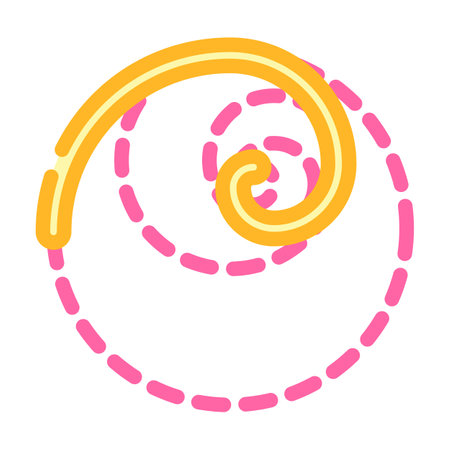 golden ratio ux ui design color icon vector illustrationのイラスト素材