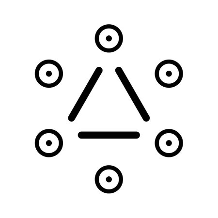 color theory ux ui design glyph icon vector illustration