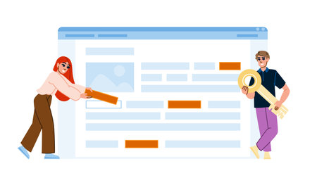 business keyword density vectorのイラスト素材