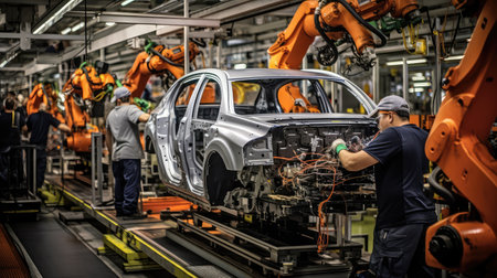 manufacturing work automobile plantの素材