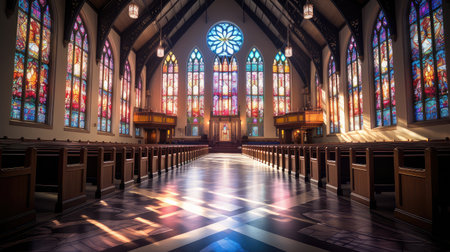 community congregation church buildingの素材