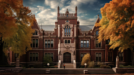 classrooms academy school buildingの素材