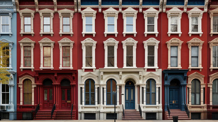 design real townhouse buildingの素材