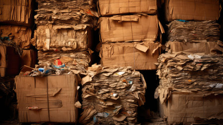 industry brown paper millの素材