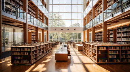 knowledge shelf library buildingの素材