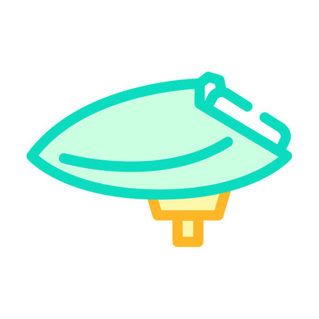 hopper paintball game color icon vector illustrationのイラスト素材