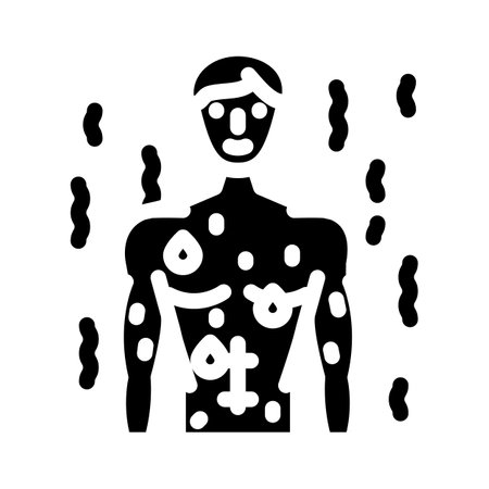 sweat sauna glyph icon vector illustrationのイラスト素材