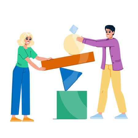 understanding mental model website vectorのイラスト素材