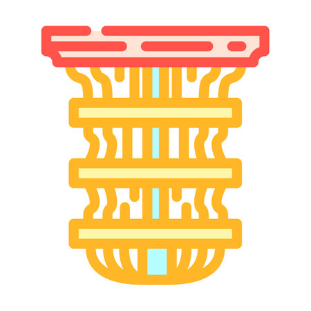 computer quantum technology color icon vector. computer quantum technology sign. isolated symbol illustrationのイラスト素材