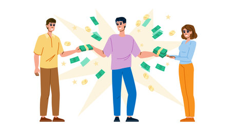 asset benefits administration vectorのイラスト素材