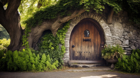 wood arched doorsの素材