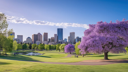 park purple skylineの素材