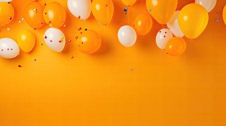 abstract yellow and orange backgroundの素材