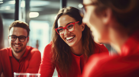 unity red office glassesの素材