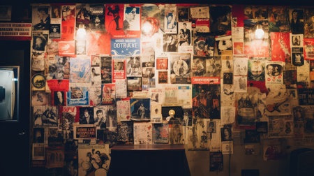 venue poster wallの素材