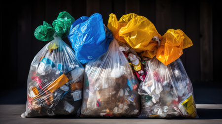 sustainability plastic bag packageの素材