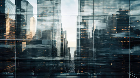 reflection city textureの素材