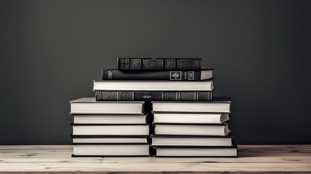 table books line artの素材