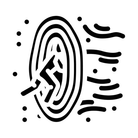 time travel unsolved mystery glyph icon vector illustrationのイラスト素材