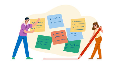 plan deadline notes vectorのイラスト素材