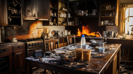 damage house insurance claimの素材