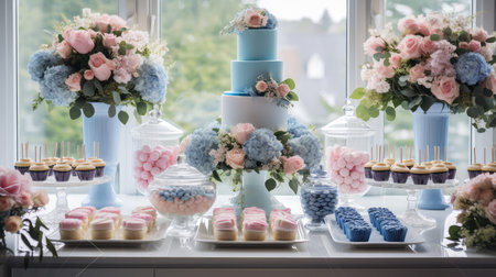 treats baby shower tableの素材