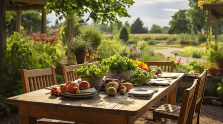 farmhouse home tableの素材