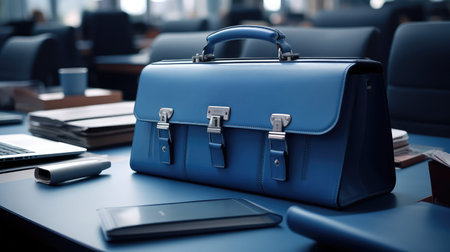briefcase blue business backgroundsの素材