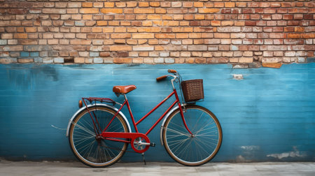 rusted vintage metal red and blueの素材