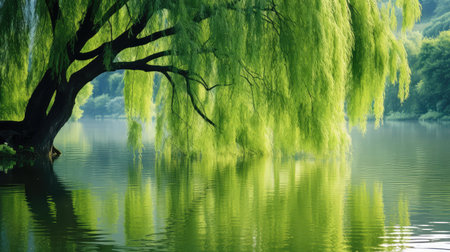majestic weeping willow treeの素材
