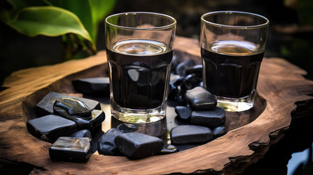 minerals shungite waterの素材