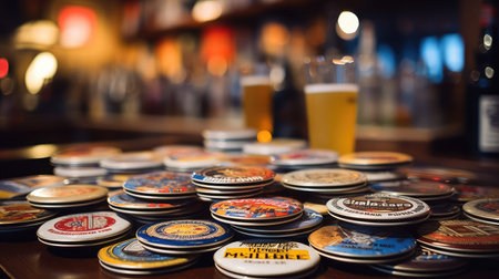 brewery coaster beerの素材