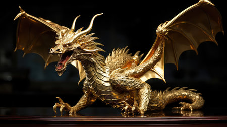 mythical gold sculptureの素材