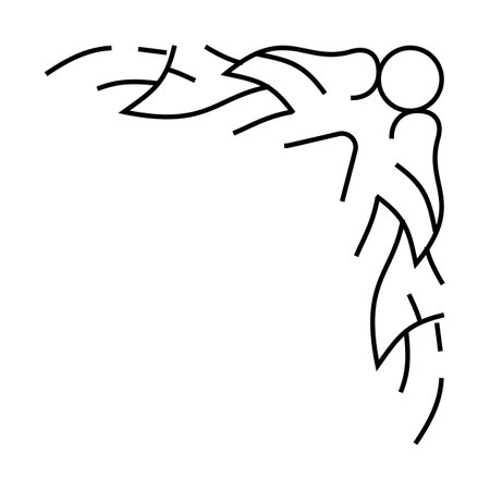 antique corner line icon vector illustration flatのイラスト素材