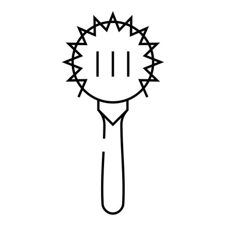 strainer bartender line icon vector illustrationのイラスト素材