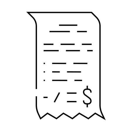 discount on purchase line icon vector illustrationのイラスト素材