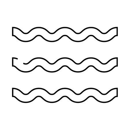 air wave line icon vector illustrationのイラスト素材