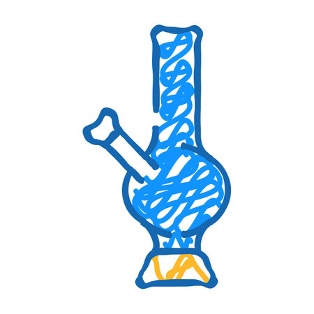 bulbulyator for smoke narcotics icon doodle illustration