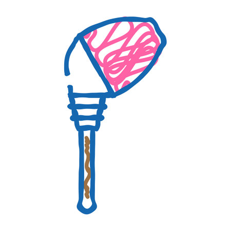 aerator wine icon doodle illustrationのイラスト素材