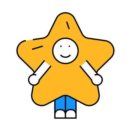 costume event icon color illustrationのイラスト素材